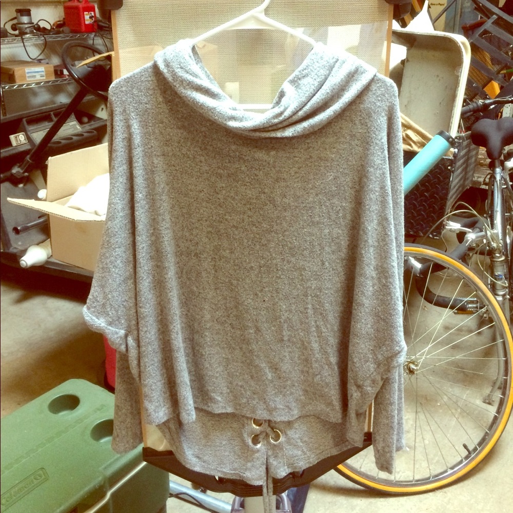 Sweater with back detail